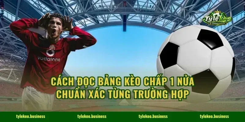 Cách đọc bảng kèo chấp 1 nửa chuẩn xác từng trường hợp