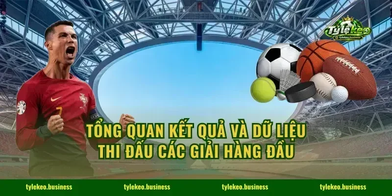 Tổng quan kết quả và dữ liệu thi đấu các giải hàng đầu
