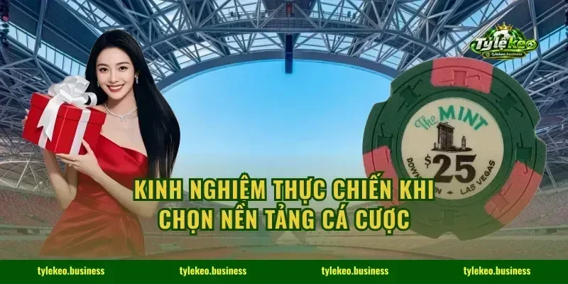 Kinh nghiệm thực chiến khi chọn nền tảng cá cược